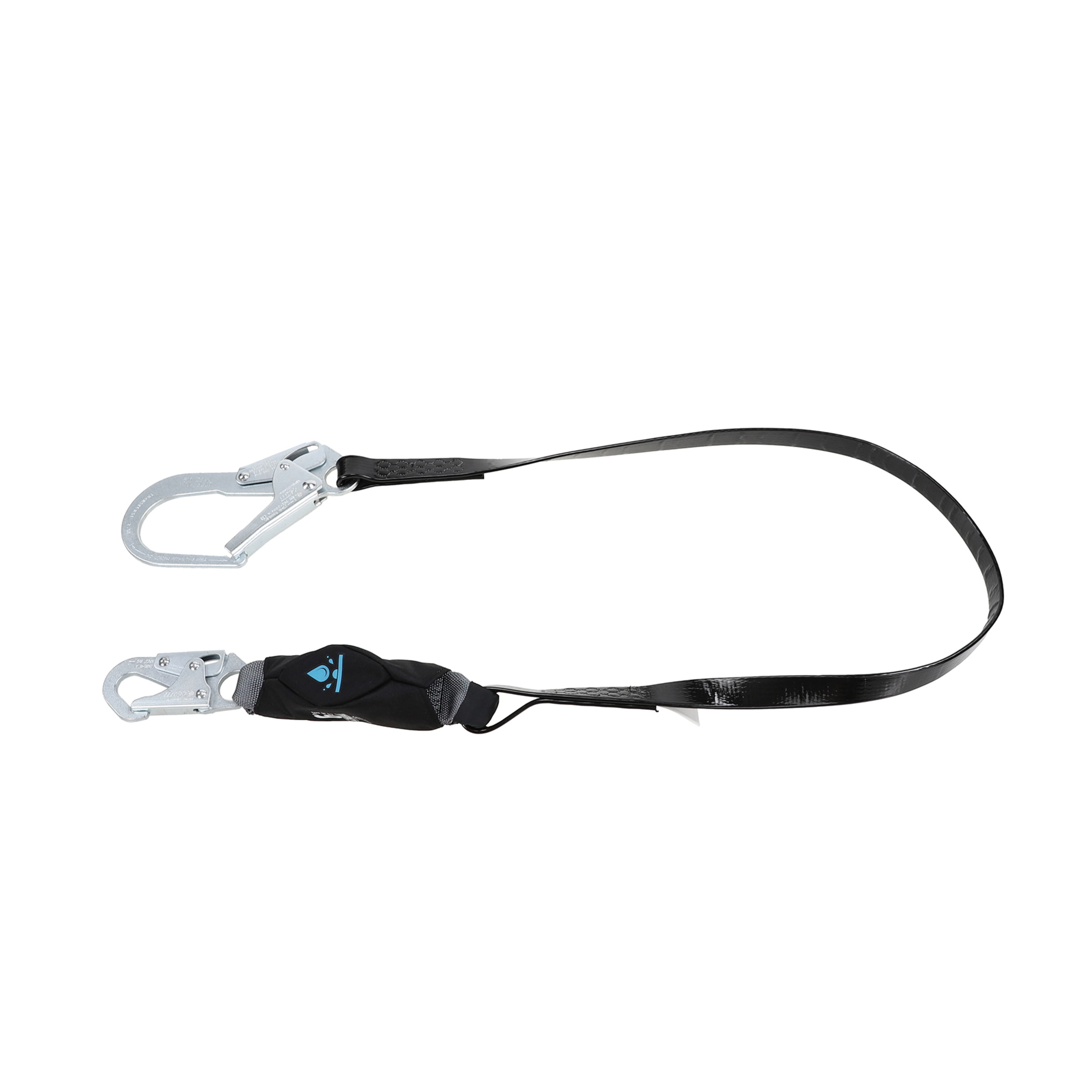 V-SERIES anti-corrosion single leg energy absorbing lanyard, 6', large snaphook CSA Z259.11-17